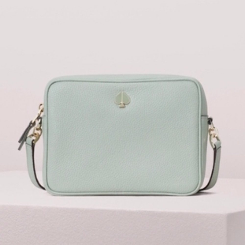 NWT Kate Spade Polly Medium Camera Bag Pistachio